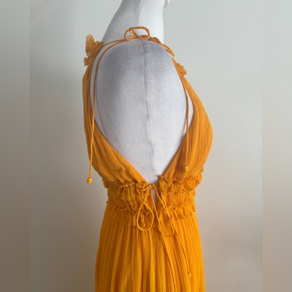 Zimmermann Mae Ruffled Tiered Silk Crepon Midi Dress - Picture 7 of 12